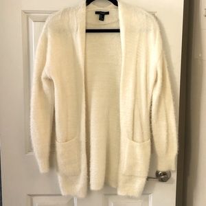 Fuzzy Cream Cardigan